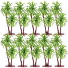 20 Mini Palmenmodell Künstliche Kokospalme Für