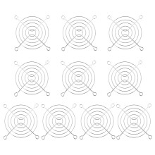 10 Stuks Beschermend Raster Voor Koelventilator Vingerbeveiliging