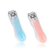 2Stk Universal Nagelschere Kohlenstoffstahl Kunststoff Zufällige Farbe