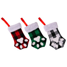 3Stück Weihnachts-Katzenkralle Besteckhalter Tischdekoration