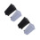 4Pcs Compact Plastic Trash Can with Lid for Home Desk Use 6