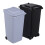 4Pcs Compact Plastic Trash Can with Lid for Home Desk Use 2