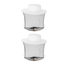 2Pcs White Mesh Beekeeping Hats with Veil for Summer Outdoor Use