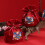 2St Decoratieve Rood Stoffen Candy Pouch, Handige Bruiloft Accessoire 7