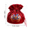 2St Decoratieve Rood Stoffen Candy Pouch, Handige Bruiloft Accessoire 2