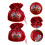 2St Decoratieve Rood Stoffen Candy Pouch, Handige Bruiloft Accessoire 11