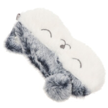 1St Plüsch Süßes Tier Augenmaske Augenbinde Schlafmaske Augenschutz