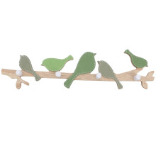 1St Holz Wandhaken Design Grün Für Kleidung Zuhause Geschäft