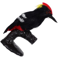 1St Faserholz Specht Vogel Hartmodell Lehr Hilfsmittel Dekoration