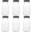 6St Glasflasche Mit Deckel 250Ml Trinkbehälter 2