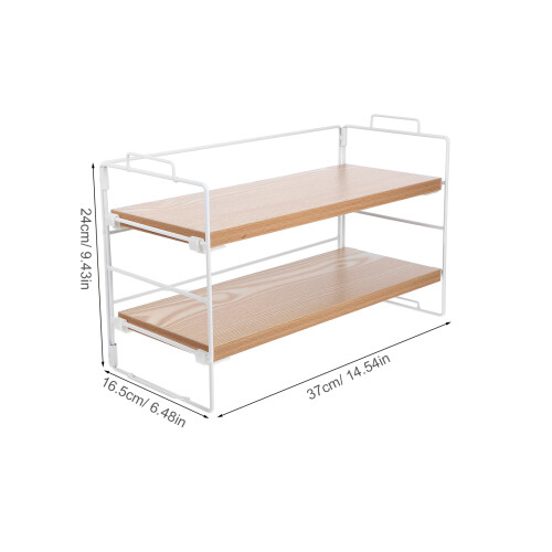 Multipurpose Opbergrek 2-Laags Desktop Organisator 1