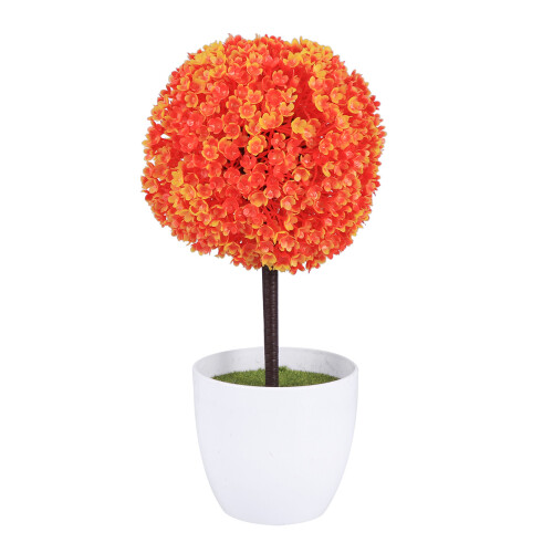 2 Unidades Bola Planta Artificial Bonsai Para Casa E
