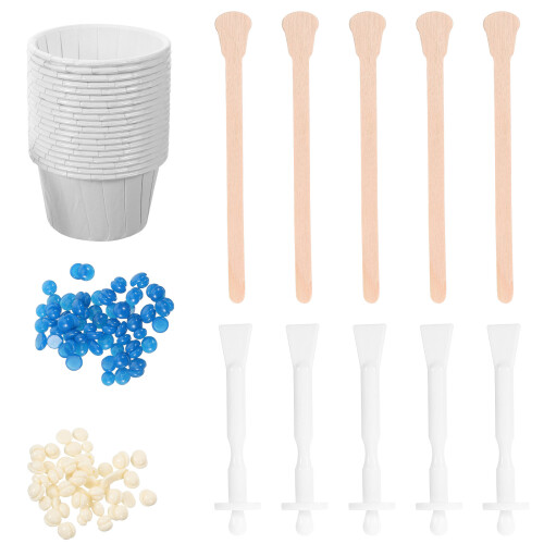 Conjunto De Ferramentas Para Depilação Com Cera , Varetas E 2