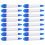 1Set Kleine Siliconen Lippenborstel Makeup Tool Blauw Ps Handvat 1