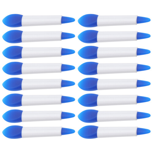 1Set Kleine Siliconen Lippenborstel Makeup Tool Blauw Ps Handvat