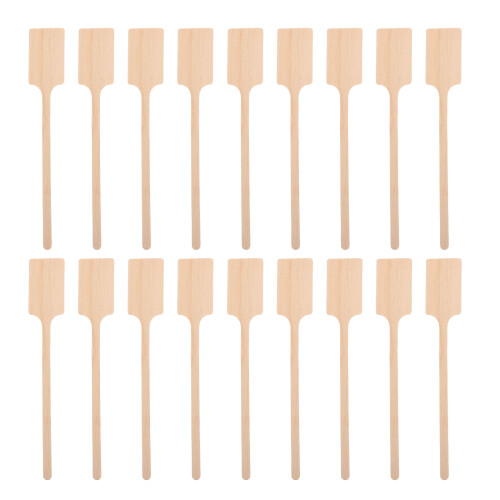 10Stk Einweg Rührstäbchen Holz Rührstäbe Saft Mischstäbchen