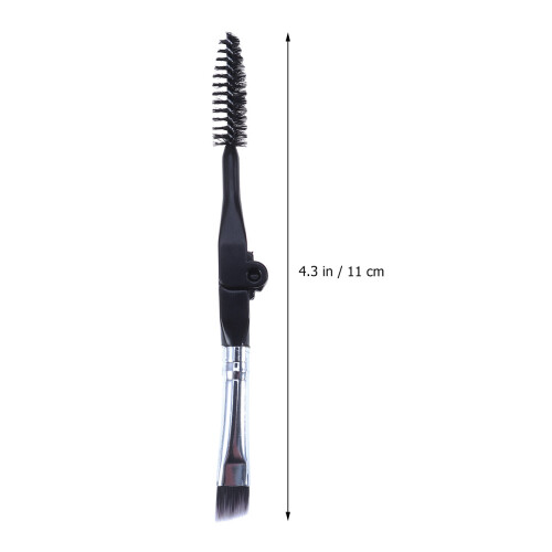 10Pièces Brosse Sourcils Noir Design Ergonomique 1