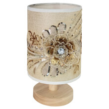 Tischleuchte 3D Blumenmuster USB Für Schlafzimmer Schreibtisch