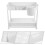 Cabinet Kitchen Pull Out Shelf 39.50x35.50x22.00cm White 3