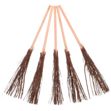 20 Unidades Vassoura Mini Natural Para De