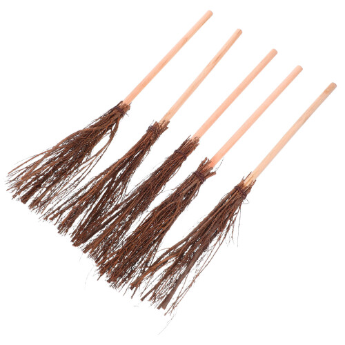 20 Unidades Vassoura Mini Natural Para De 2