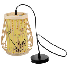 1Set Bamboe Gevlochten Hanglamp Voor Restaurant En Woondecoratie