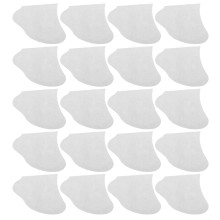 50Pairs White Non-Woven Fabric Foot Covers for Home Spa Pedicure Care