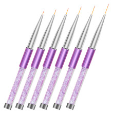 6 Unidades Pincéis Para Unhas, Linha , , Pintura