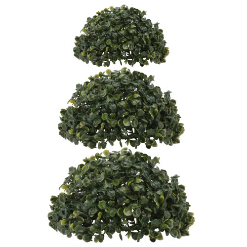 6 Unidades Bolas De Grama Artificial Penduradas Verde