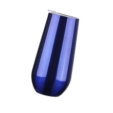 Eiförmige Wasserflasche Aus , Isolierte Vakuumtasse