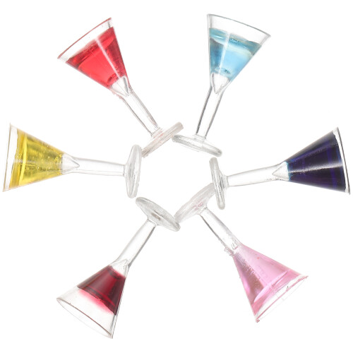6 Piezas Mini Vasos De Vino Para Y Decoración Hogar
