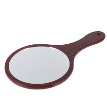 Holzgriff Schminkspiegel Retro Handspiegel Für Make-up