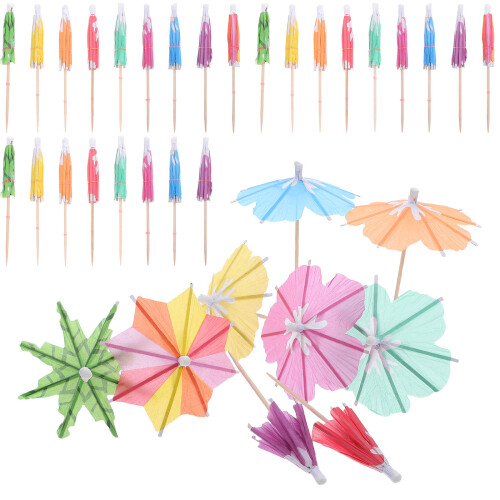 450 Pezzi Ombrellini Colorati Per Cocktail E Stecchini Decorativi 1