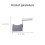 Grey Headset Mount with Adhesive Headphone Holder for Desk 9
