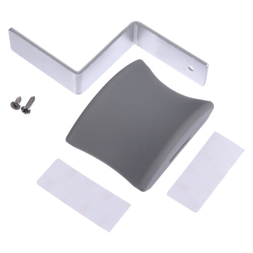 Grey Headset Mount with Adhesive Headphone Holder for Desk 2