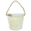 Wall Hanging Flowers Planter Vintage White Iron 1pack 9