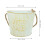 Wall Hanging Flowers Planter Vintage White Iron 1pack 2