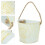 Wall Hanging Flowers Planter Vintage White Iron 1pack 10