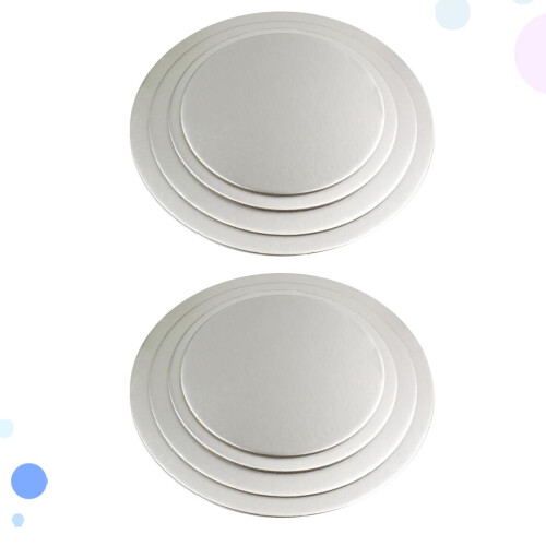 8 Pezzi Tavole Rotonde Per Torta Base 16 21 25 30 Cm 2