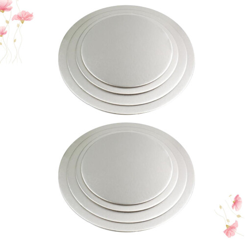8 Pezzi Tavole Rotonde Per Torta Base 16 21 25 30 Cm 1
