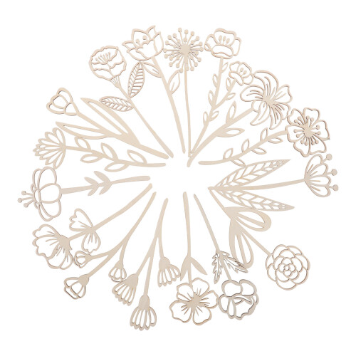 48 Stuks Wildbloem Decor Set Voor Thuis En Bruiloften 2