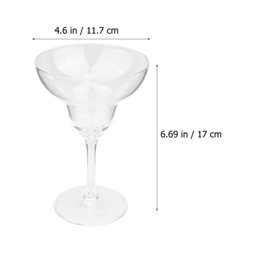 2 Unidades Para Margarita Plásticos Vinho 1