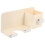 Accroche Sèche-Cheveux Mural Beige Pet Pour Maison 1