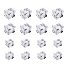 100 Unidades Cubos De Hielo Reutilizables De Acrílico Falsos