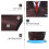 Senior Eetbib Met Kruimelvanger Donkerbruin Polyester 10
