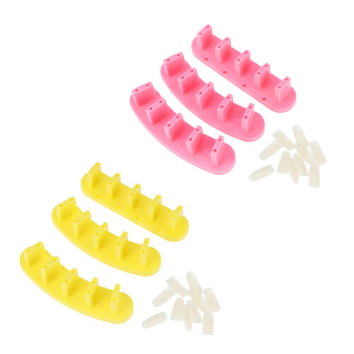 2 Scatole Per Unghie Decorative ( Rosa)
