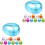 40Pcs Plastic Easter Eggs Multi Use Fillable Candy Gift Boxes 5