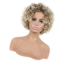 Short Afro Perücke Aus Hochtemperaturfasern Für Den Täglichen Gebrauch