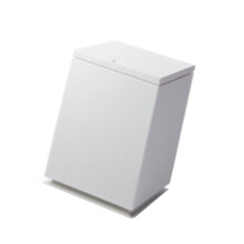 Push Type Abfalleimer Für Zuhause Büro Badezimmer (Weiß)
