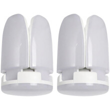 2St Deformierbare Faltbare LED Leuchten 6500K E27 Deckenleuchte